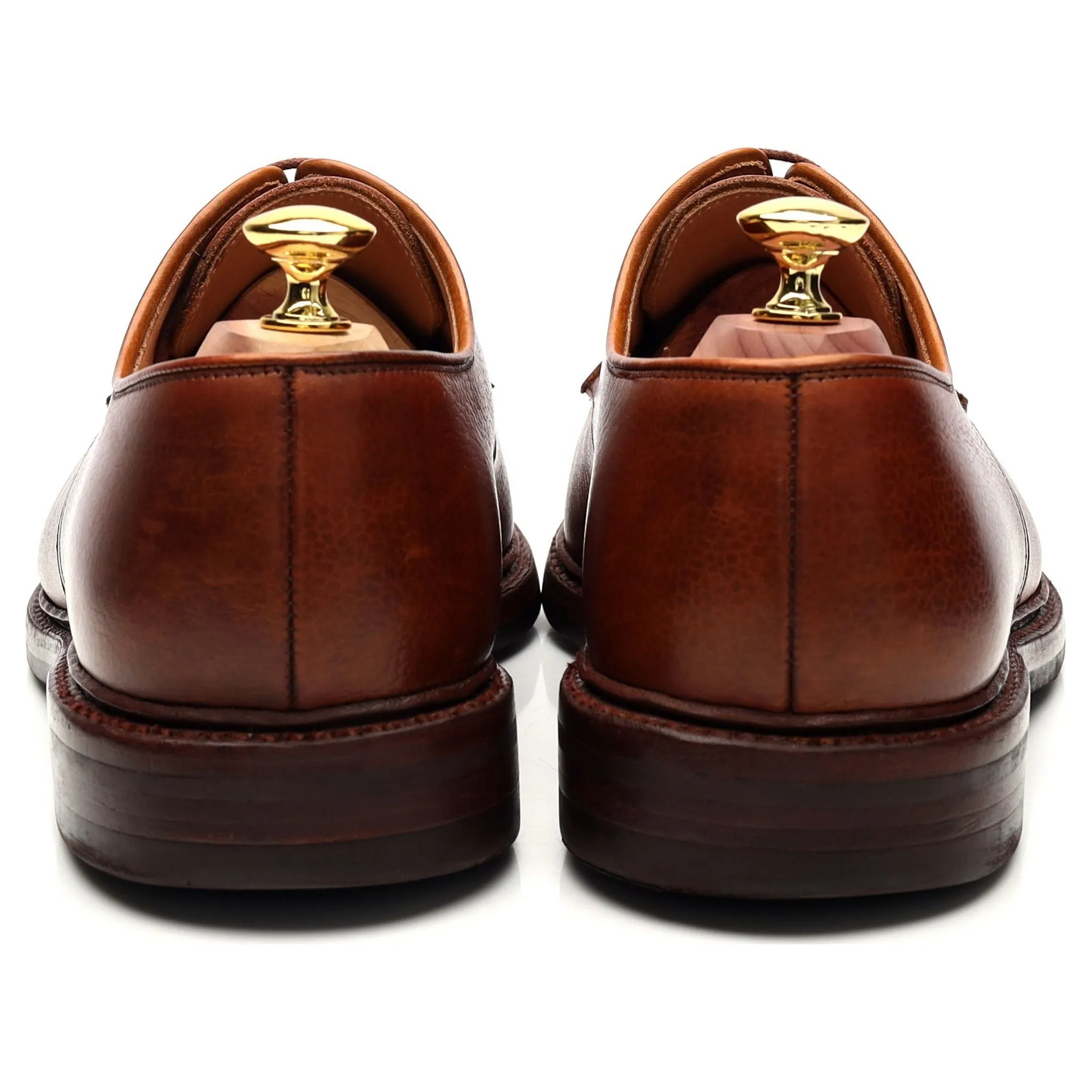 'Grasmere' Tan Brown Grain Leather Derby UK 7.5 G