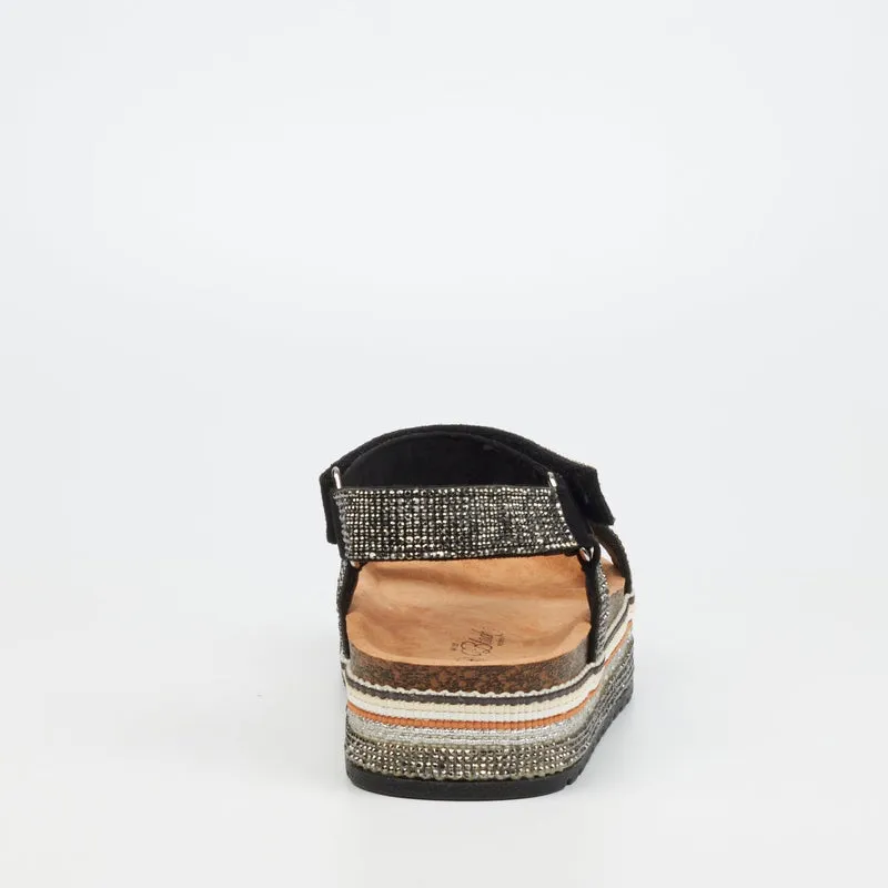 Miss Black Thick Sole -Black