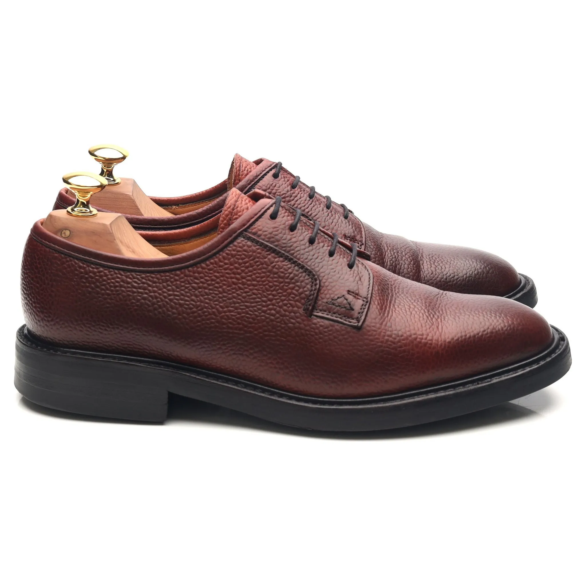 'Pytchley' Burgundy Leather Derby UK 6.5 F